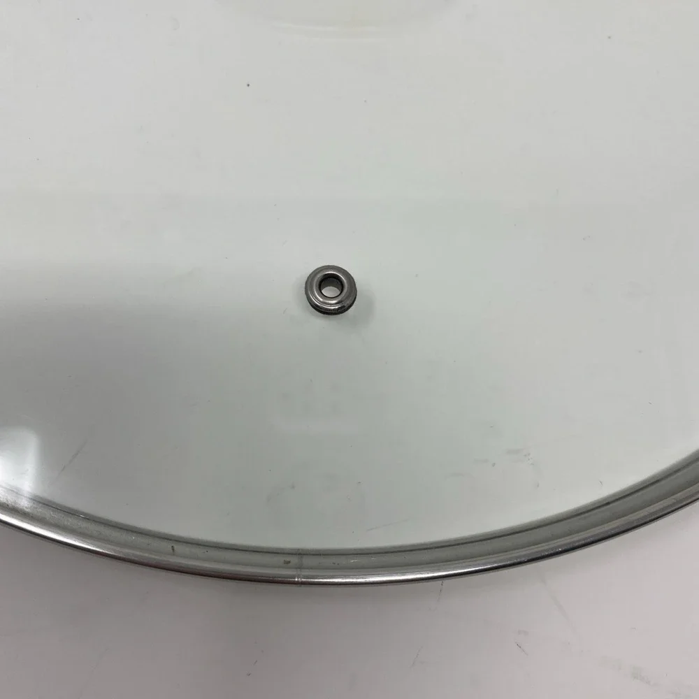 Replacement Round Glass Lid for the Copper Chef Black Diamond 12-inch Cookware